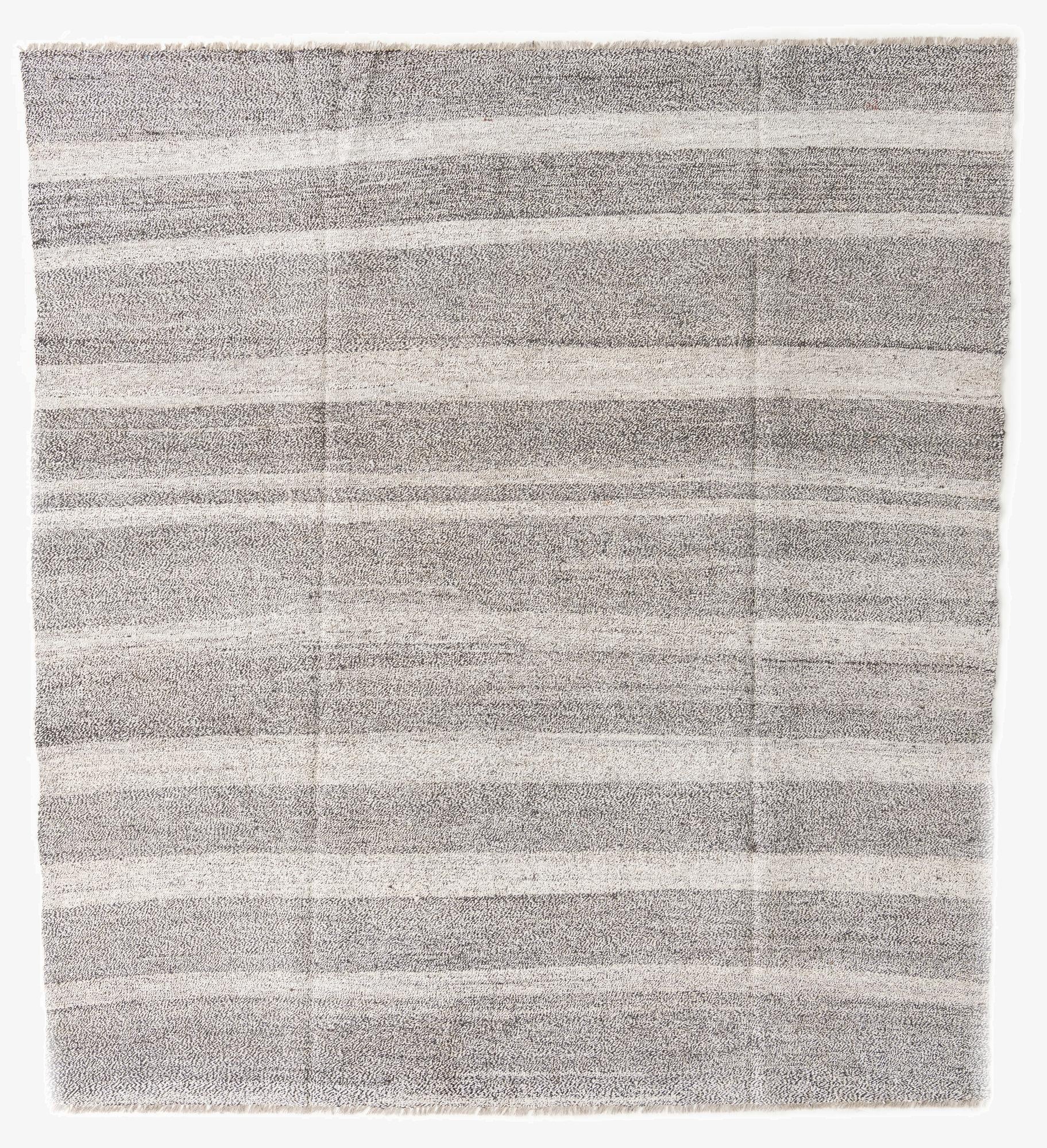  8' 4 x 9' 1  Hand Woven Kilim Modern Wool Rug