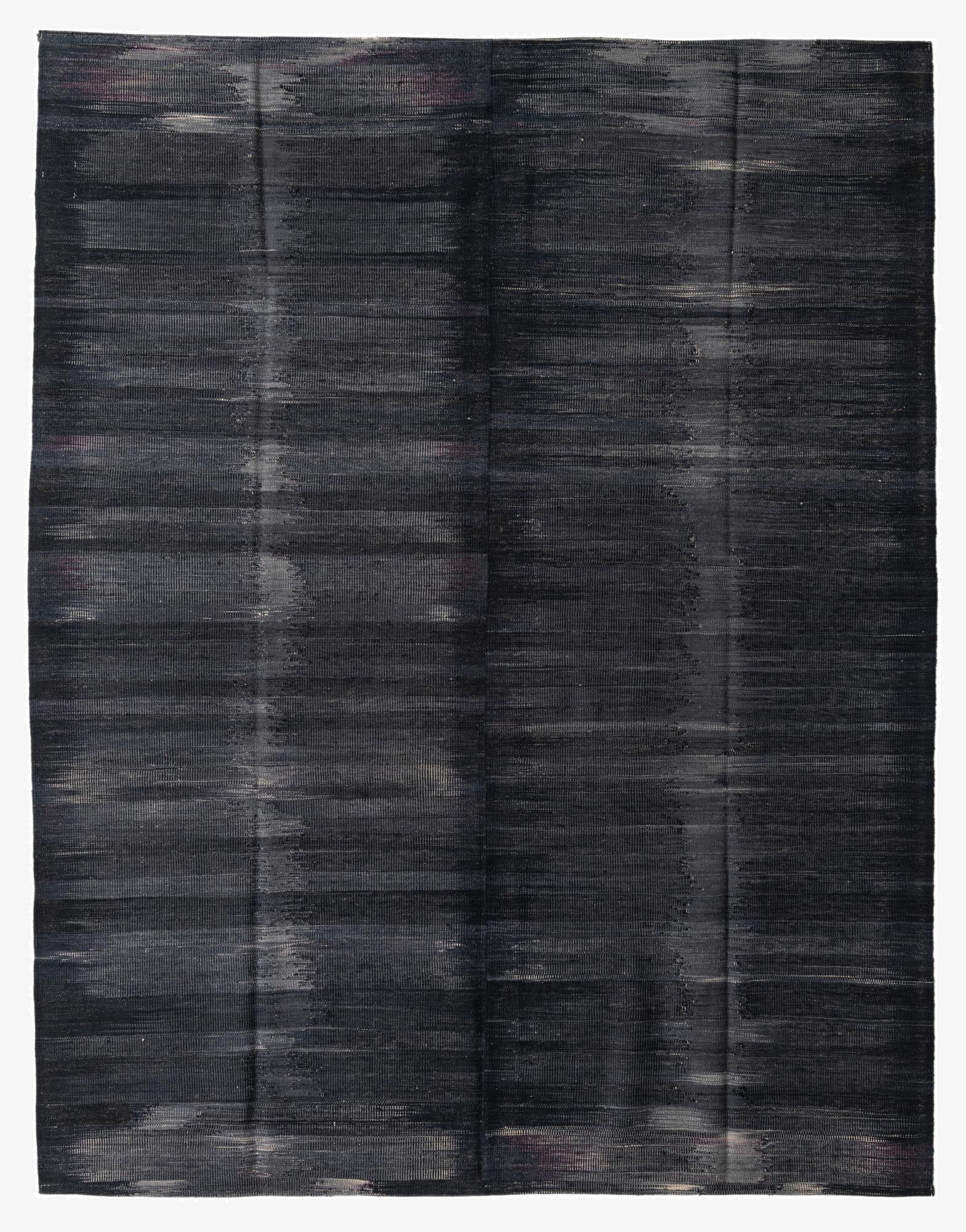  7' 2 x 9' 2  Hand Woven Kilim Modern Wool Rug