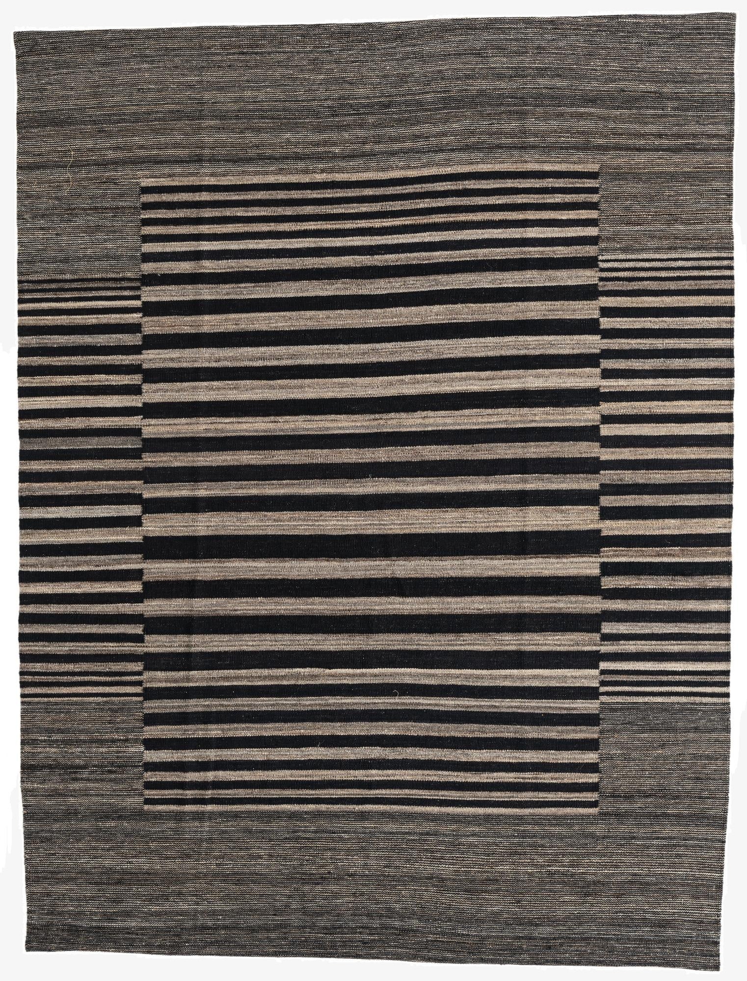  5' 10 x 7' 8  Hand Woven Kilim Modern Wool Rug