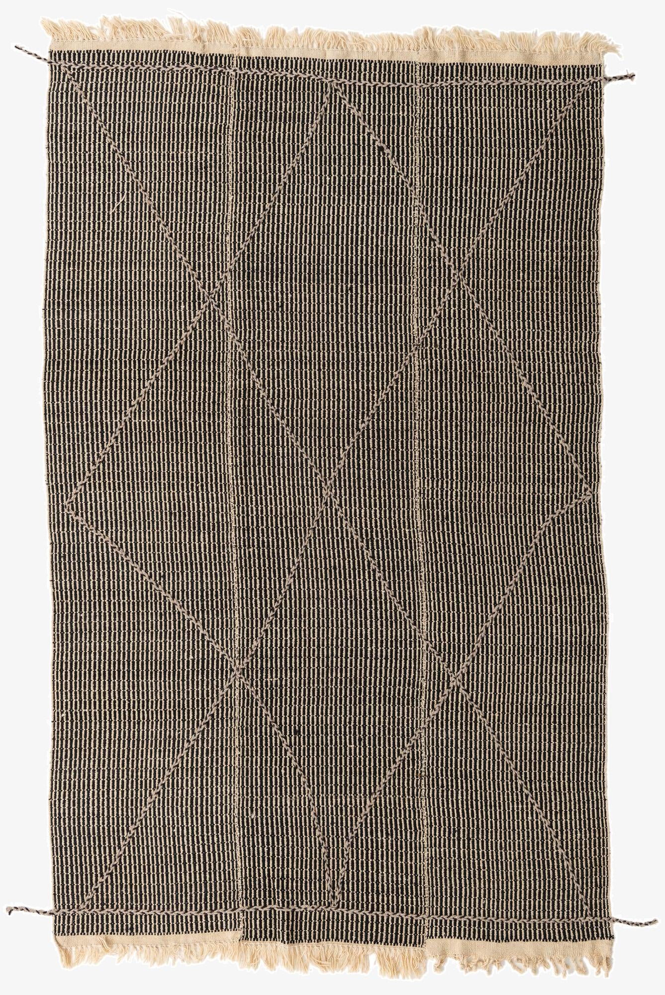  5' 10 x 9' 5  Hand Woven Kilim Modern Wool Rug