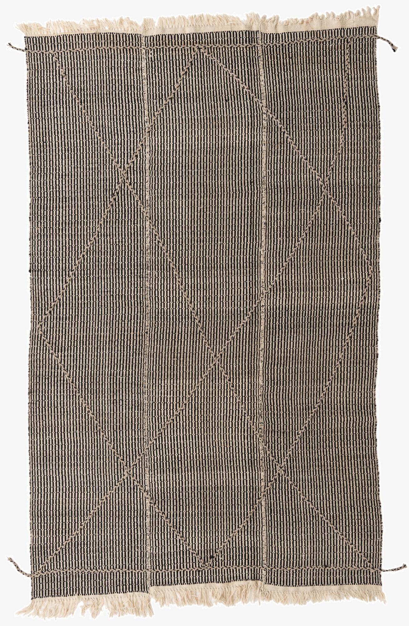  5' 10 x 9' 5  Hand Woven Kilim Modern Wool Rug