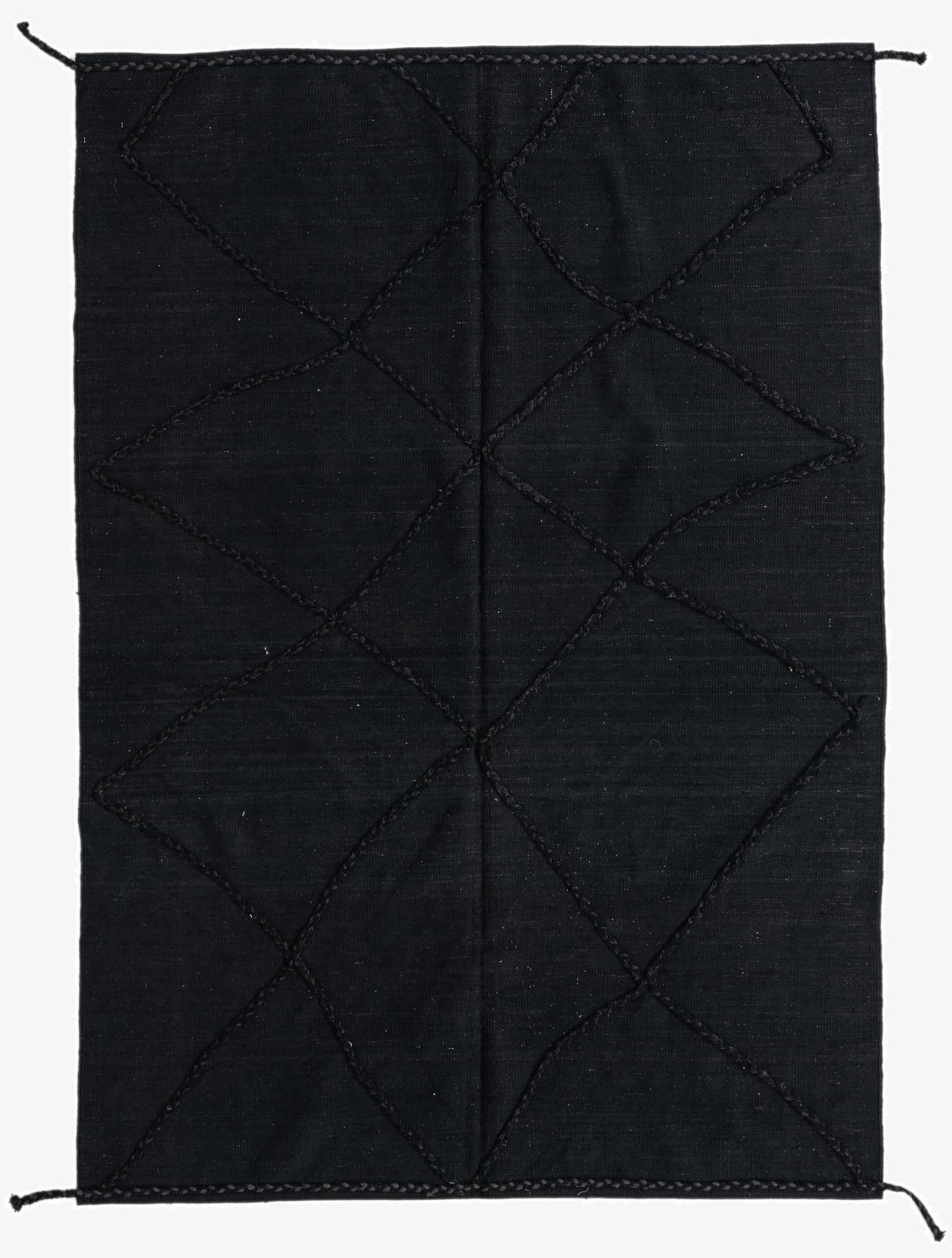  5' 7 x 8'  Hand Woven Kilim Modern Wool Rug