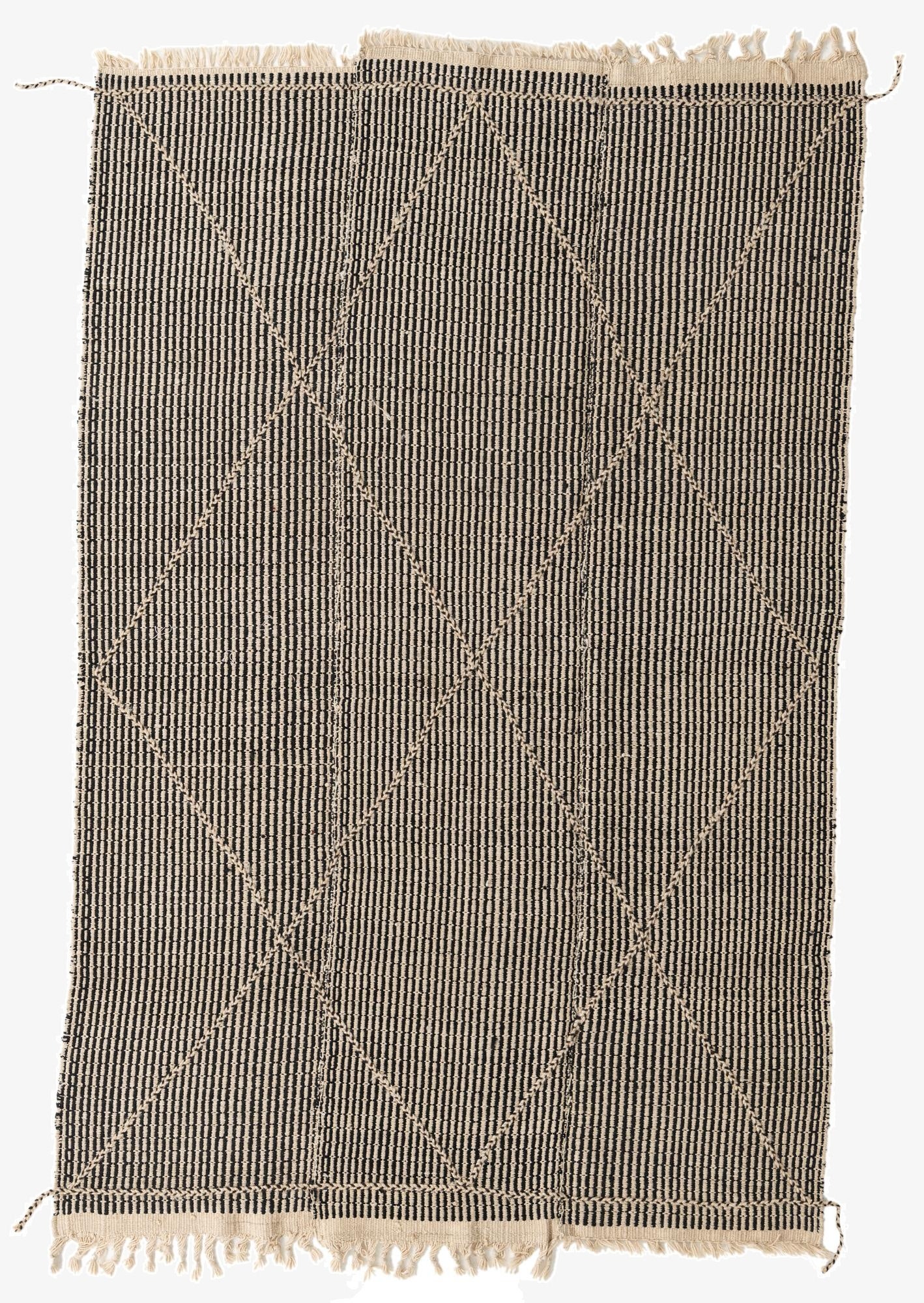  5' 6 x 8' 8  Hand Woven Kilim Modern Wool Rug