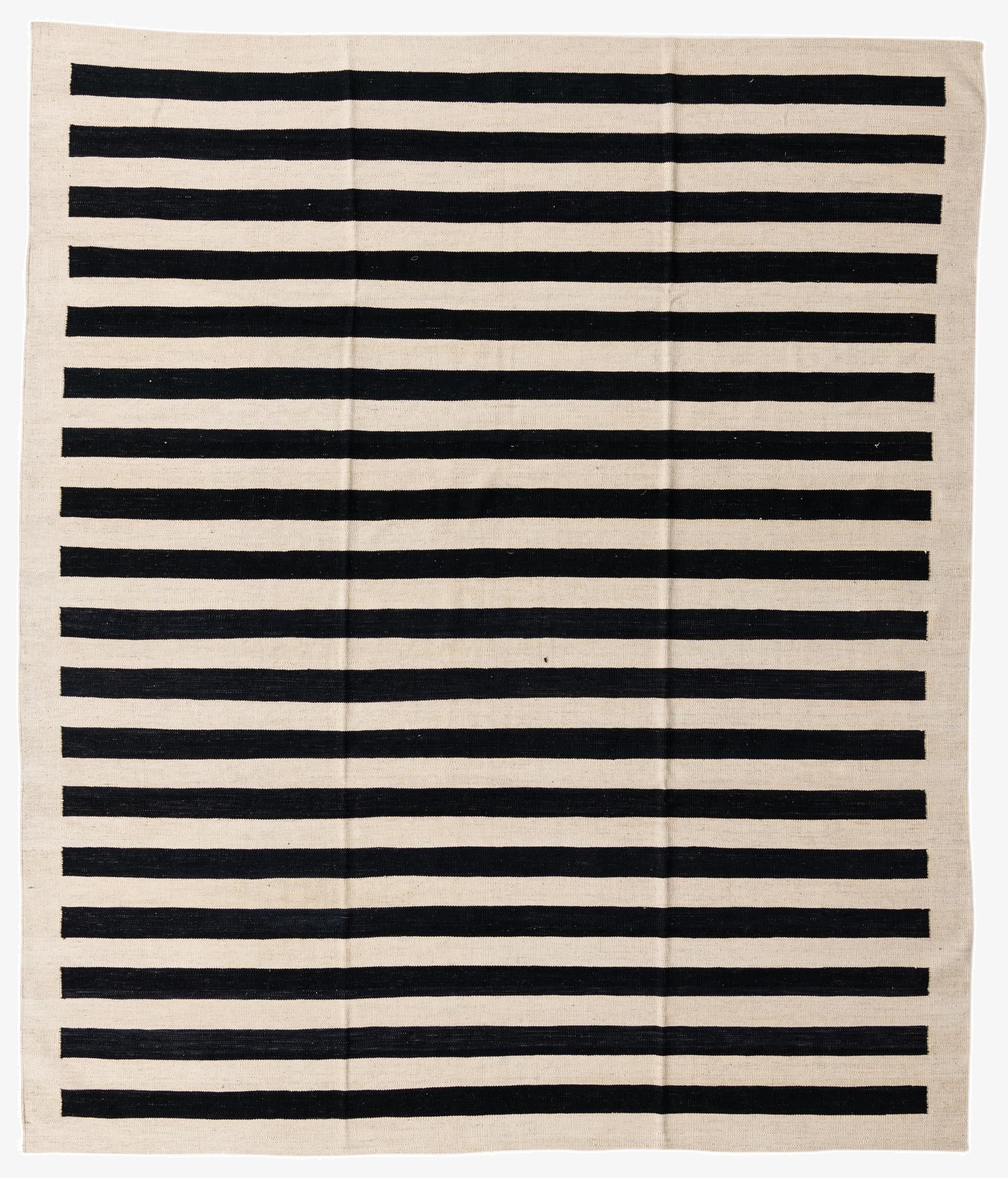  8' 3 x 9' 8  Hand Woven Kilim Modern Wool Rug