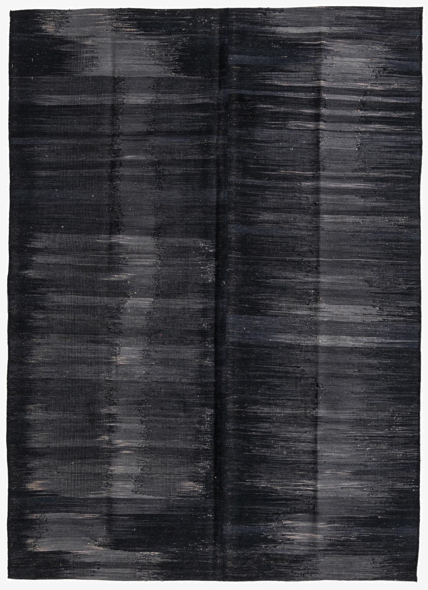  5' 4 x 7' 6  Hand Woven Kilim Modern Wool Rug