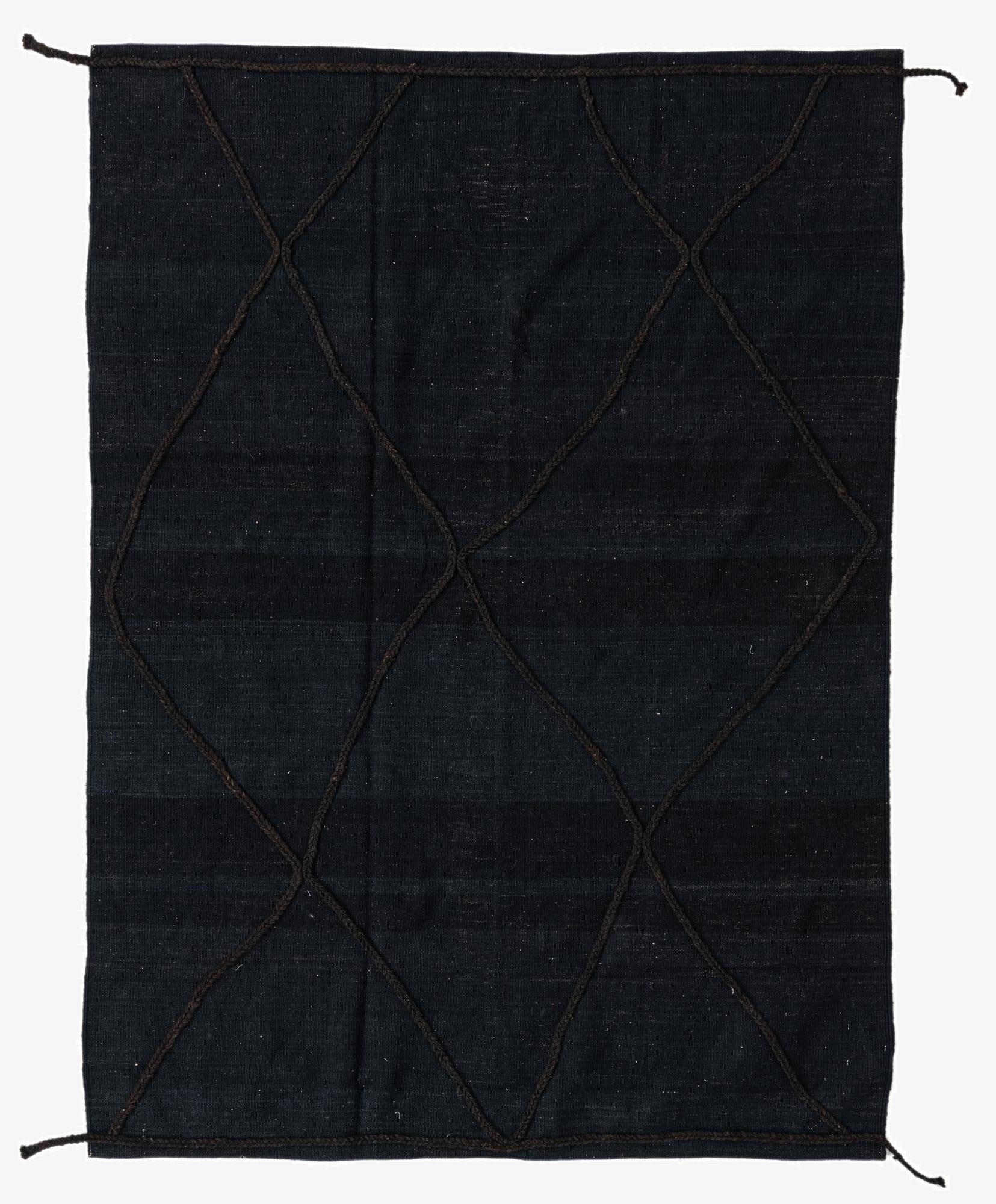  5' 8 x 7' 10  Hand Woven Kilim Modern Wool Rug