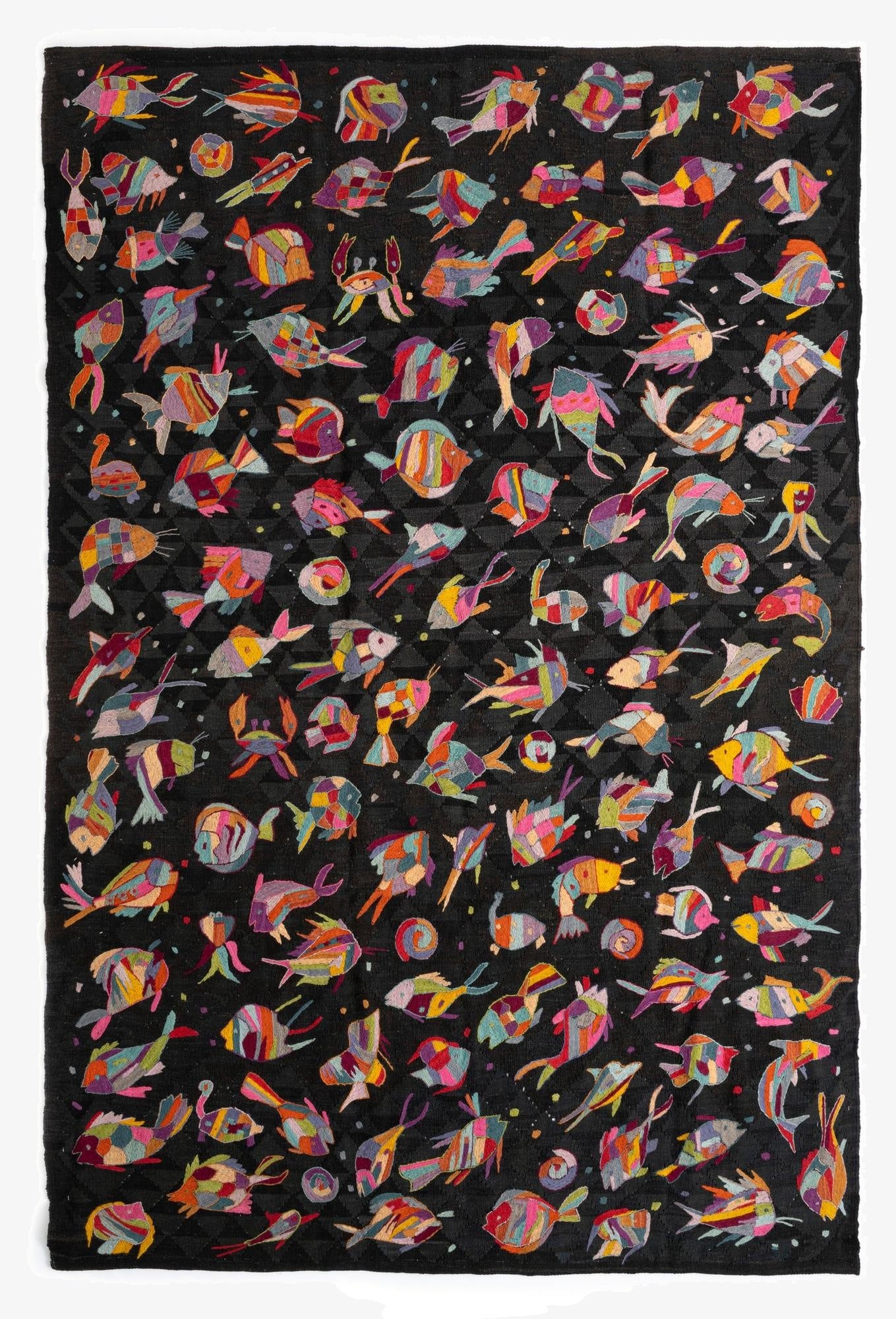  6' 2 x 9' 5 Kilim Wool Rug