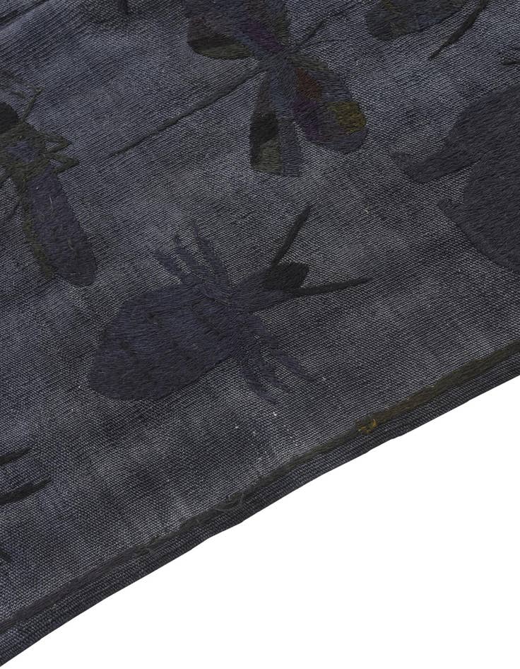 Detail image of  4' 2 x 5' 7  Hand Woven Kilim Suzani Wool Rug