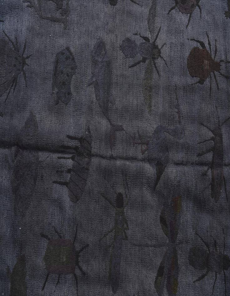 Detail image of  4' 2 x 5' 7  Hand Woven Kilim Suzani Wool Rug