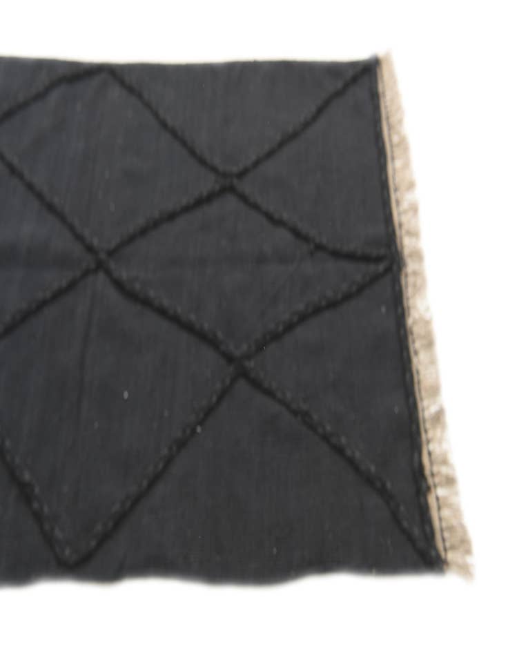 Detail image of  3' 5 x 5' 3  Hand Woven Kilim Suzani Wool Rug