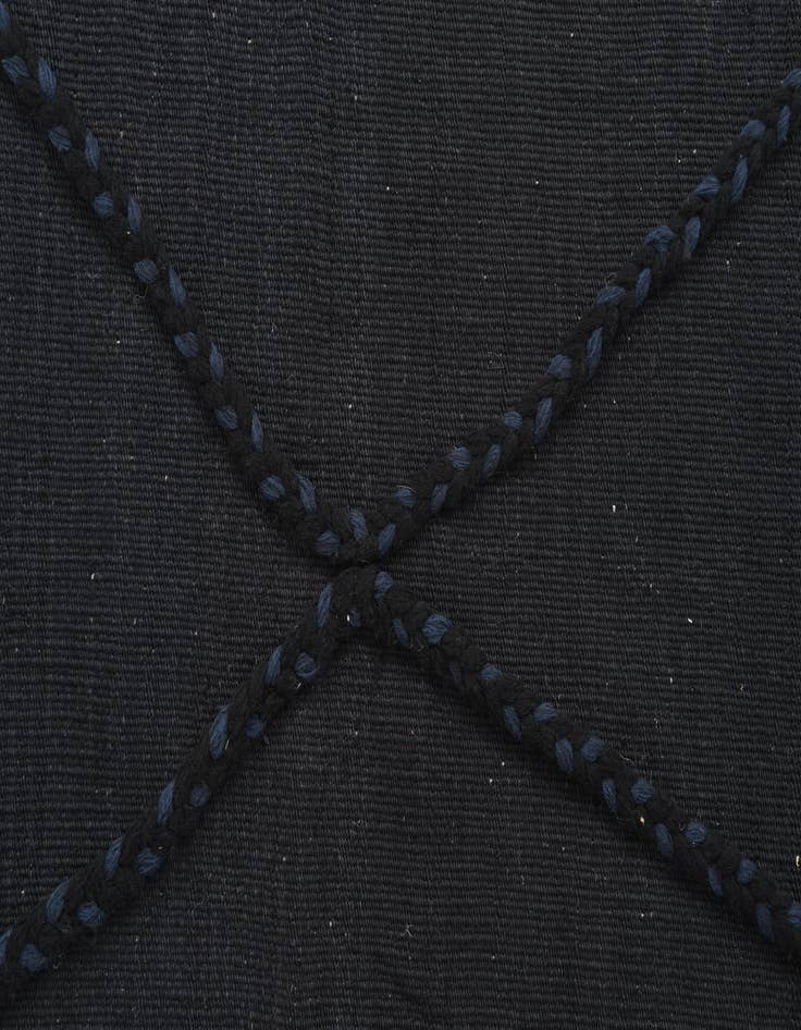 Detail image of  3' 5 x 5' 4  Hand Woven Kilim Suzani Wool Rug