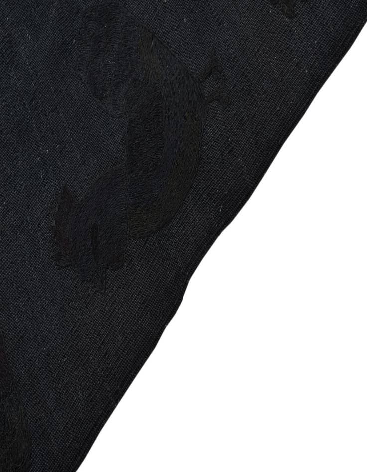 Detail image of  4' 2 x 5' 8  Hand Woven Kilim Suzani Wool Rug