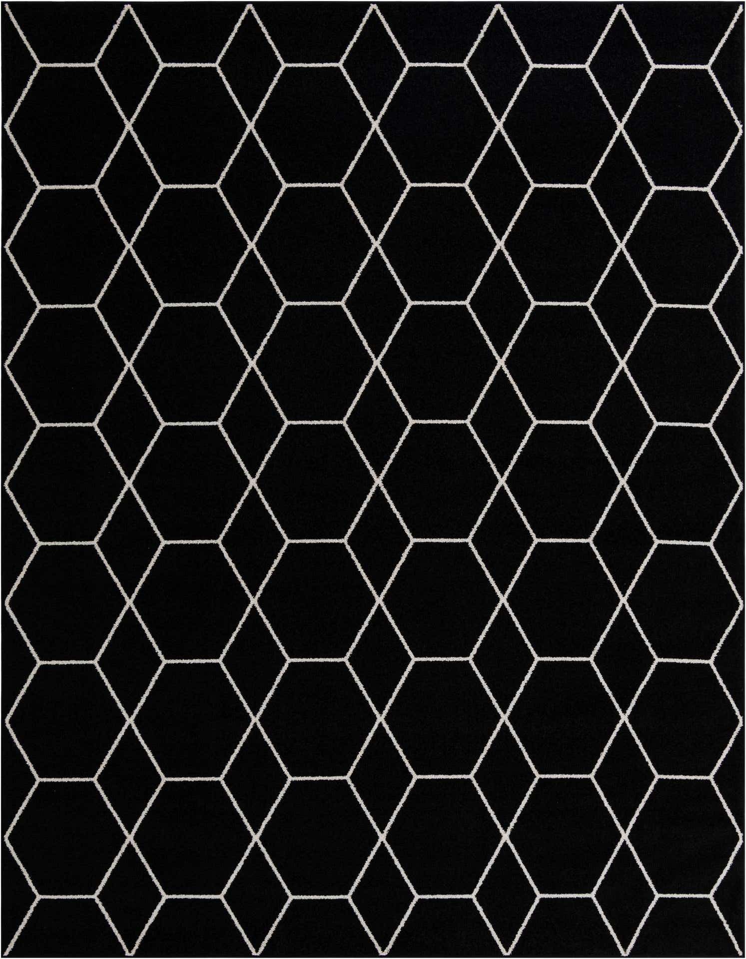 Primary image  9' x 12' Lattice Frieze Rug