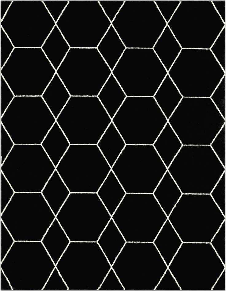 Detail image of  7' x 10' Lattice Frieze Rug