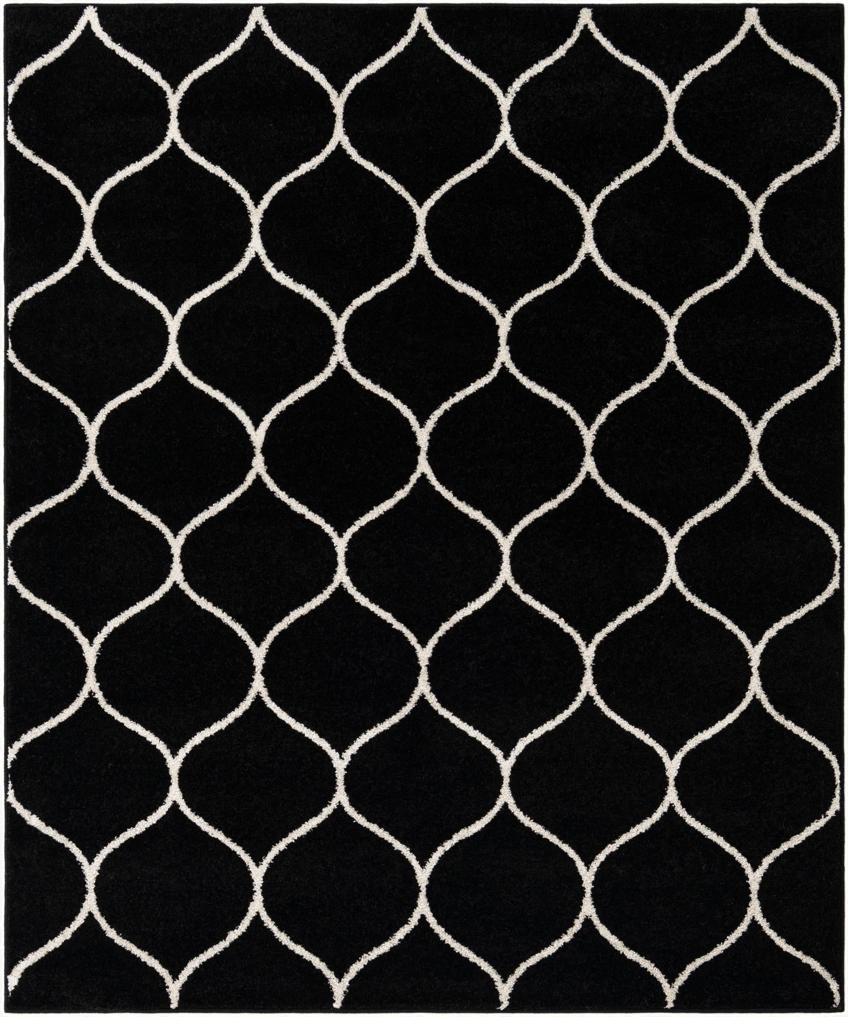  5' x 6' Lattice Frieze Rug