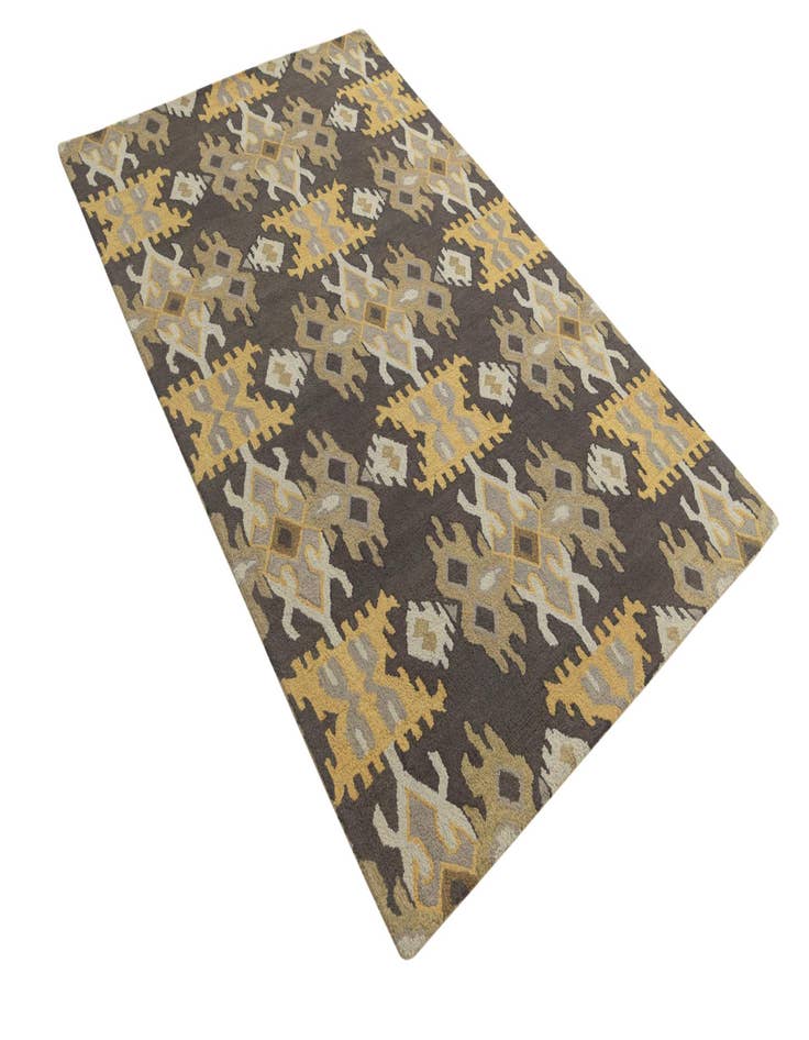 Detail image of  5' x 8' Luna Wool Rug