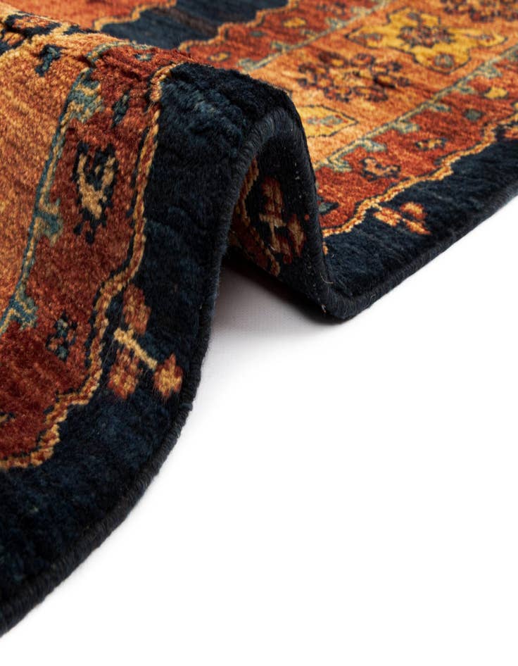 Detail image of  5' 4 x 8' Luribaft Wool Rug