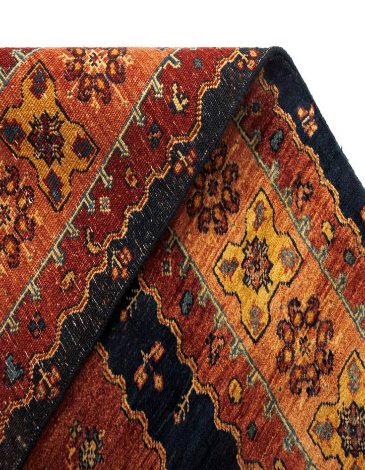 Detail image of  5' 4 x 8' Luribaft Wool Rug