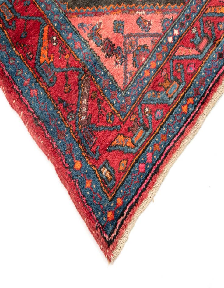 Detail image of  4' 2 x 7' 3  Hand Knotted Mehraban Persian Wool Rug