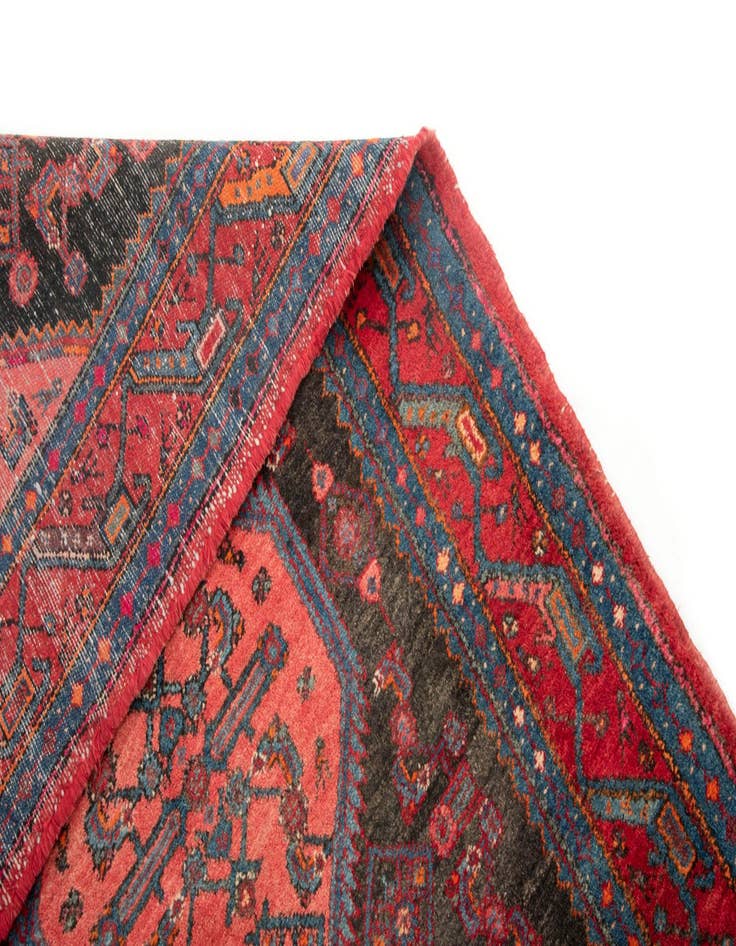 Detail image of  4' 2 x 7' 3  Hand Knotted Mehraban Persian Wool Rug