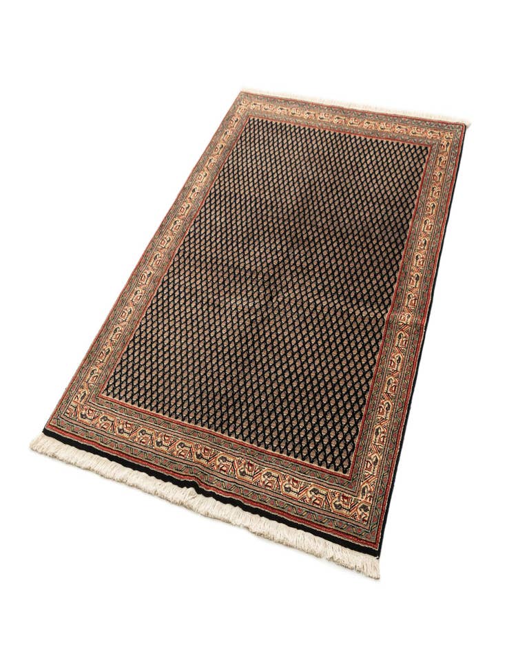 Detail image of  4' 6 x 6' 6  Hand Knotted Mir Oriental Wool Rug