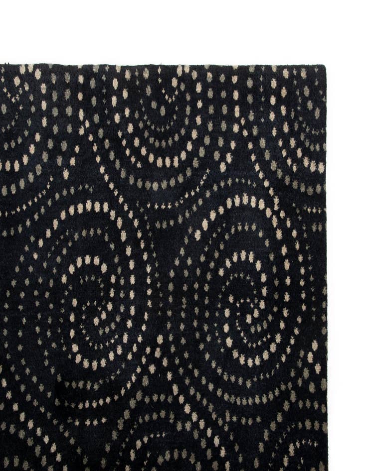 Detail image of  7' 11 x 9' 11 Modern Manshu Wool Rug