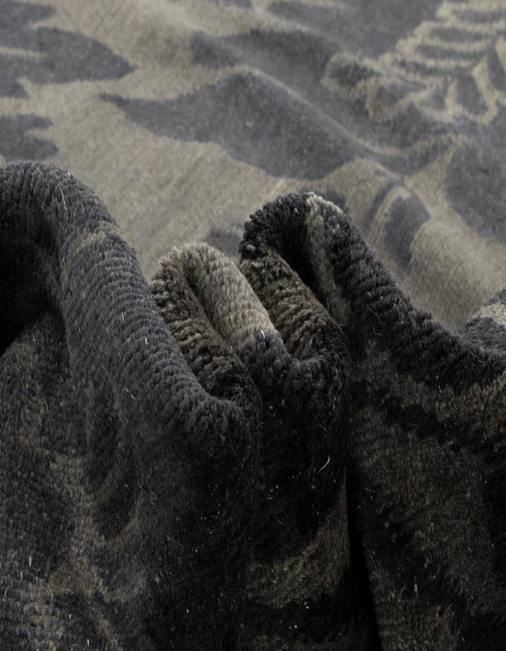 Detail image of  8' 2 x 9' 2  Hand Knotted Modern Nehmo Rug