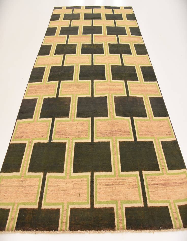 Detail image of  6' 7 x 9' 9  Hand Knotted Modern Ziegler Rug