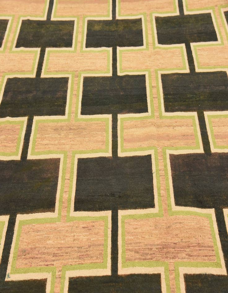 Detail image of  6' 7 x 9' 9  Hand Knotted Modern Ziegler Rug