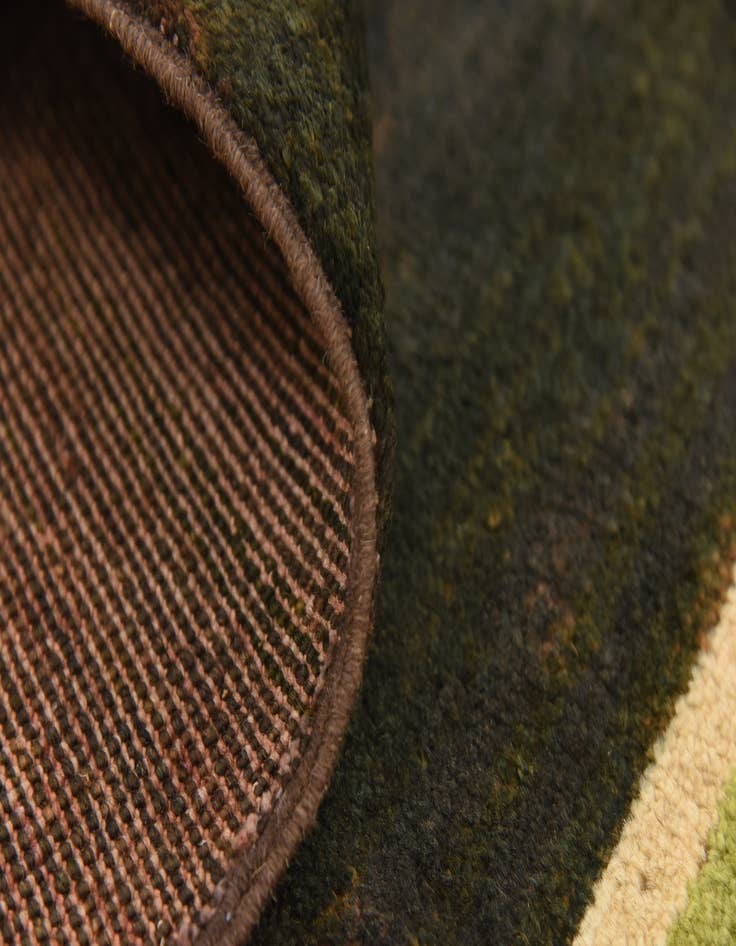 Detail image of  6' 7 x 9' 9  Hand Knotted Modern Ziegler Rug