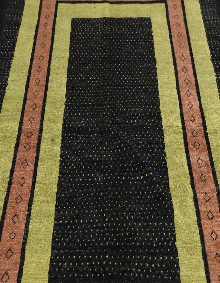 Detail image of  5' 2 x 8' 3  Hand Knotted Modern Ziegler Rug