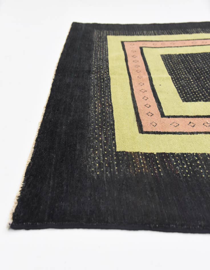 Detail image of  5' 2 x 8' 3  Hand Knotted Modern Ziegler Rug