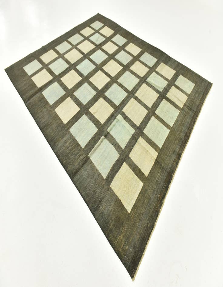 Detail image of  8' 9 x 9' 6  Hand Knotted Modern Ziegler Rug