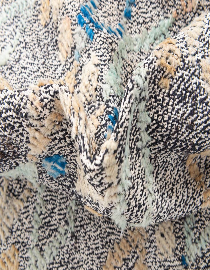 Detail image of  6' 3 x 9' 2  Hand Knotted Modern Ziegler Wool Rug