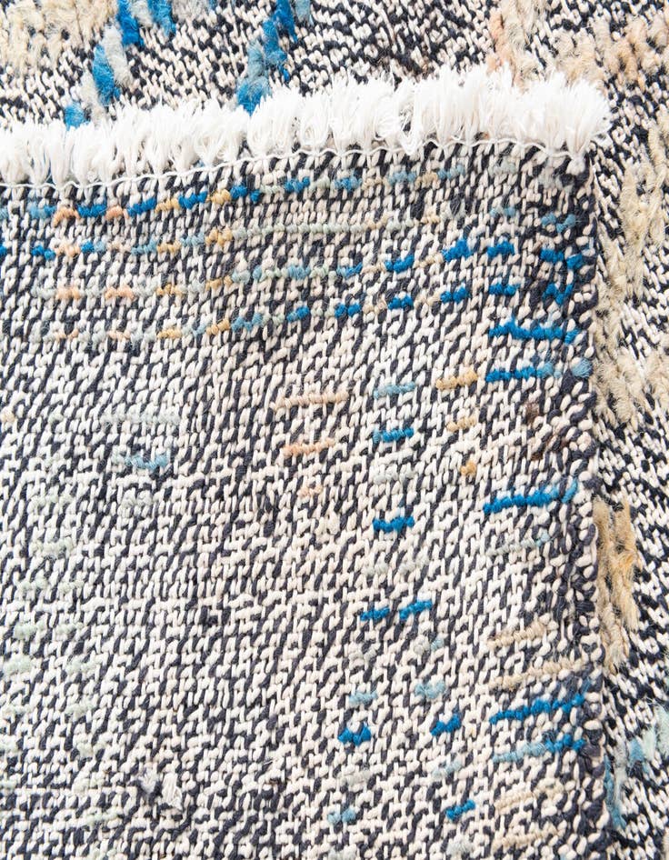 Detail image of  6' 3 x 9' 2  Hand Knotted Modern Ziegler Wool Rug