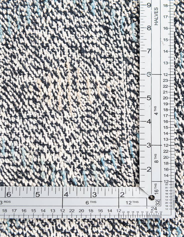 Detail image of  4' 8 x 7'  Hand Knotted Modern Ziegler Wool Rug