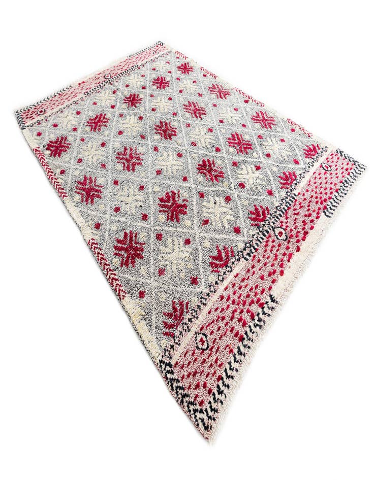 Detail image of  5' 9 x 8' 1  Hand Knotted Modern Ziegler Wool Rug