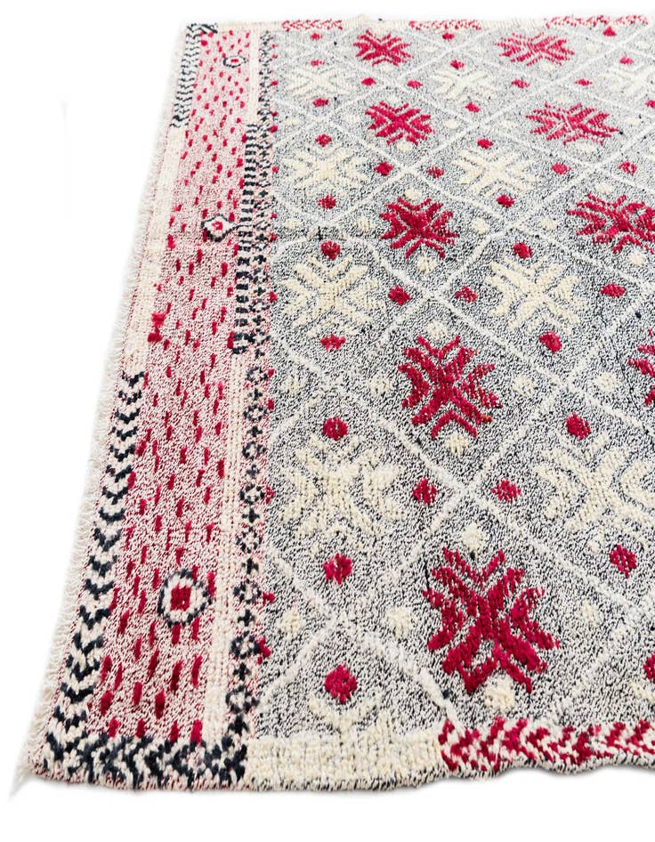 Detail image of  5' 9 x 8' 1  Hand Knotted Modern Ziegler Wool Rug