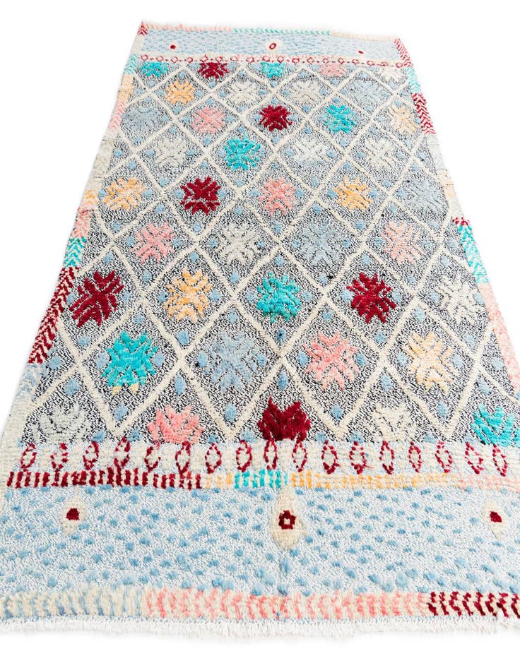 Detail image of  5' 7 x 8'  Hand Knotted Modern Ziegler Wool Rug