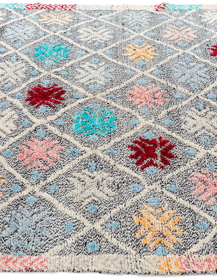 Detail image of  5' 7 x 8'  Hand Knotted Modern Ziegler Wool Rug