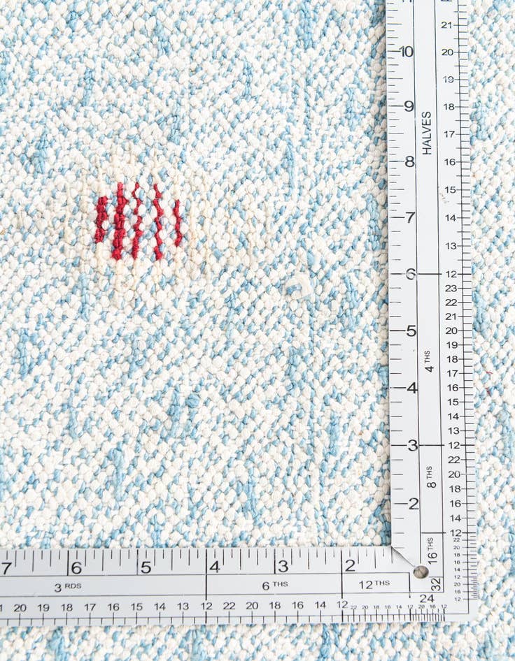 Detail image of  5' 7 x 8'  Hand Knotted Modern Ziegler Wool Rug