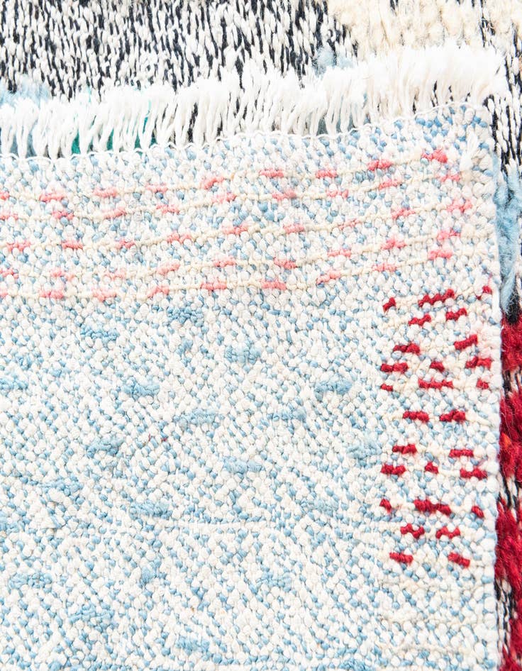 Detail image of  5' 7 x 8'  Hand Knotted Modern Ziegler Wool Rug