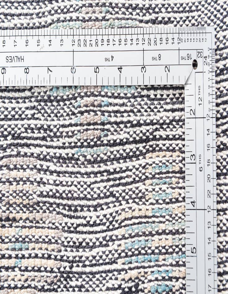 Detail image of  6' 8 x 10' 2  Hand Knotted Modern Ziegler Wool Rug