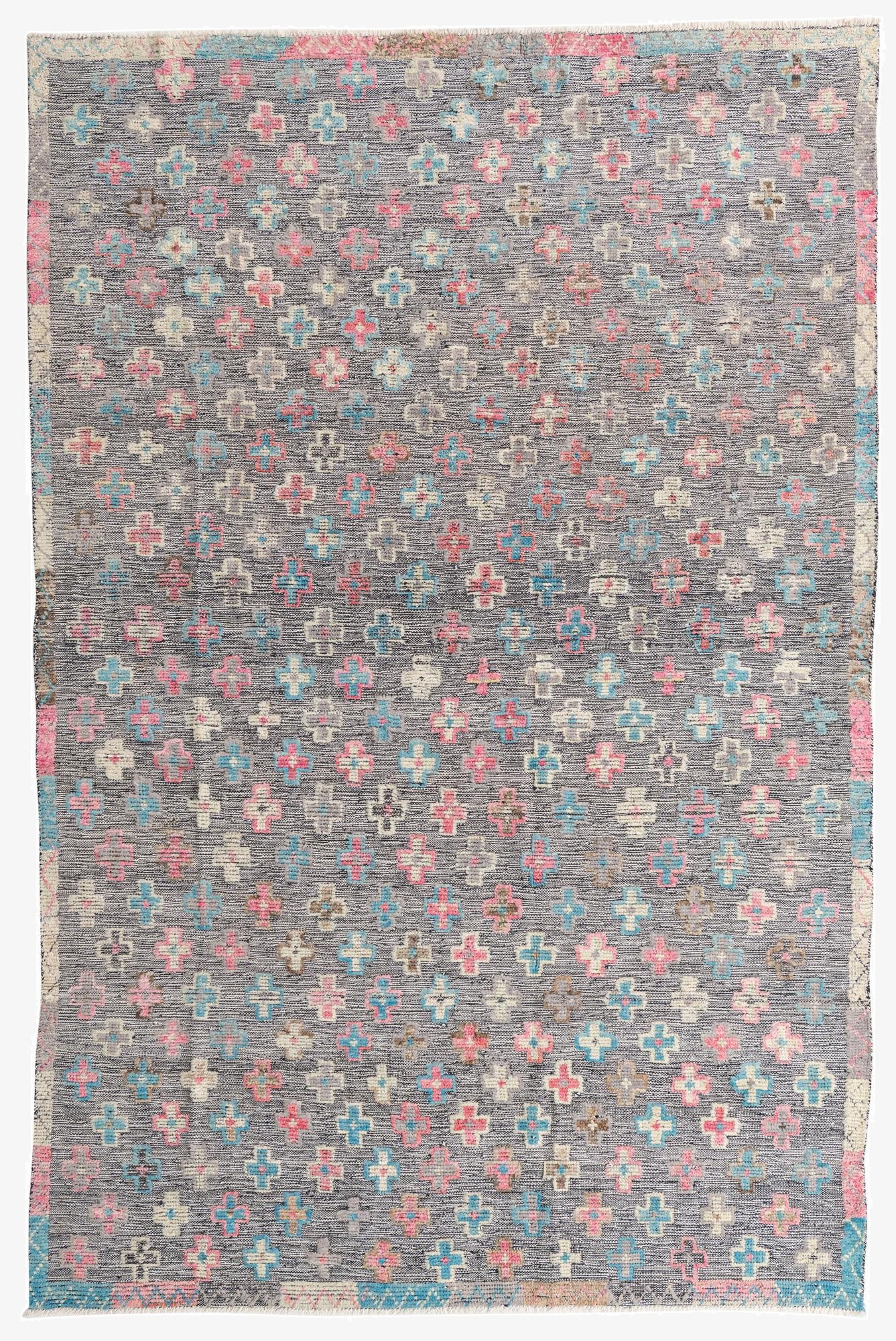  6' 8 x 10' 2  Hand Knotted Modern Ziegler Wool Rug