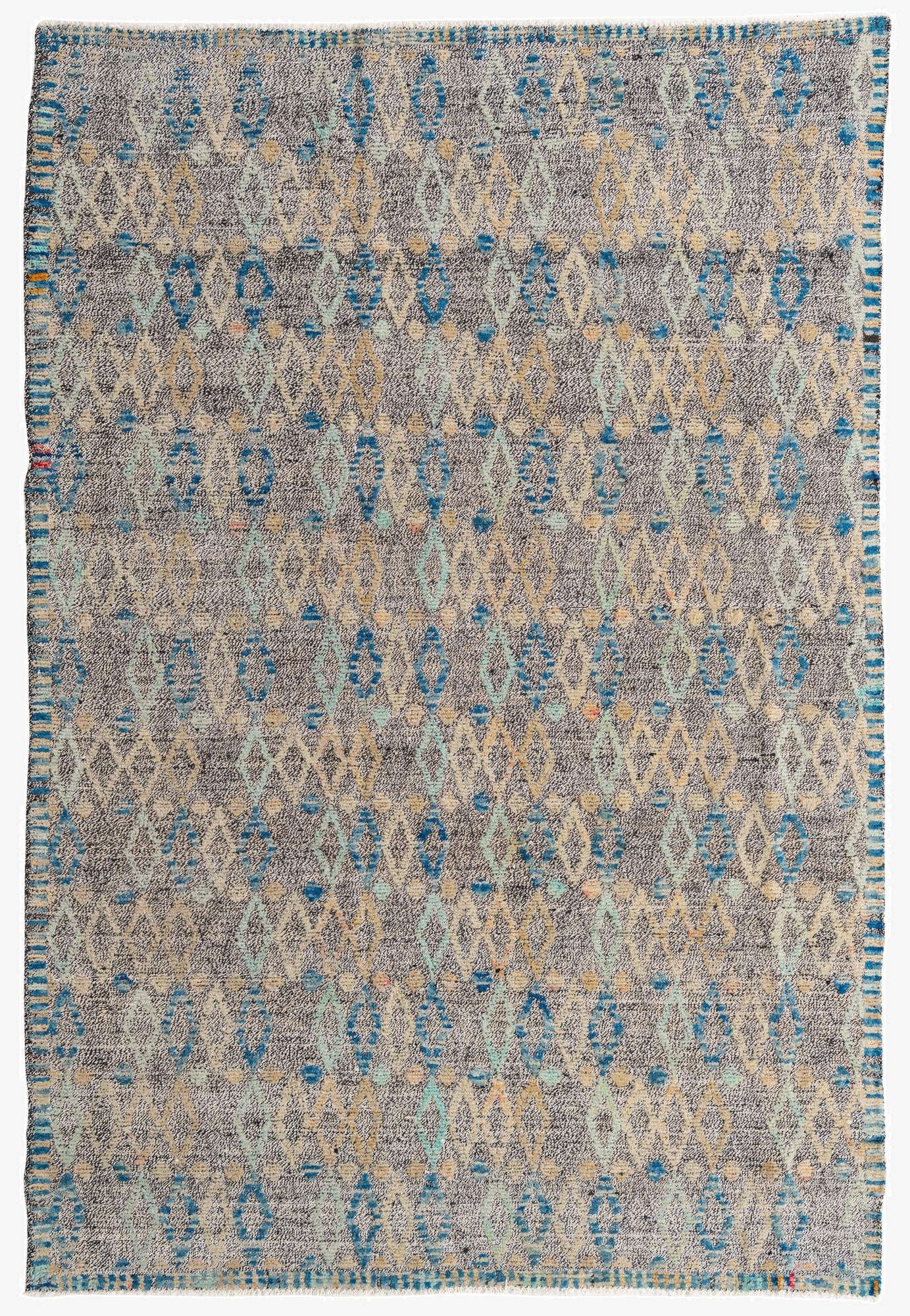  6' 3 x 9' 2  Hand Knotted Modern Ziegler Wool Rug