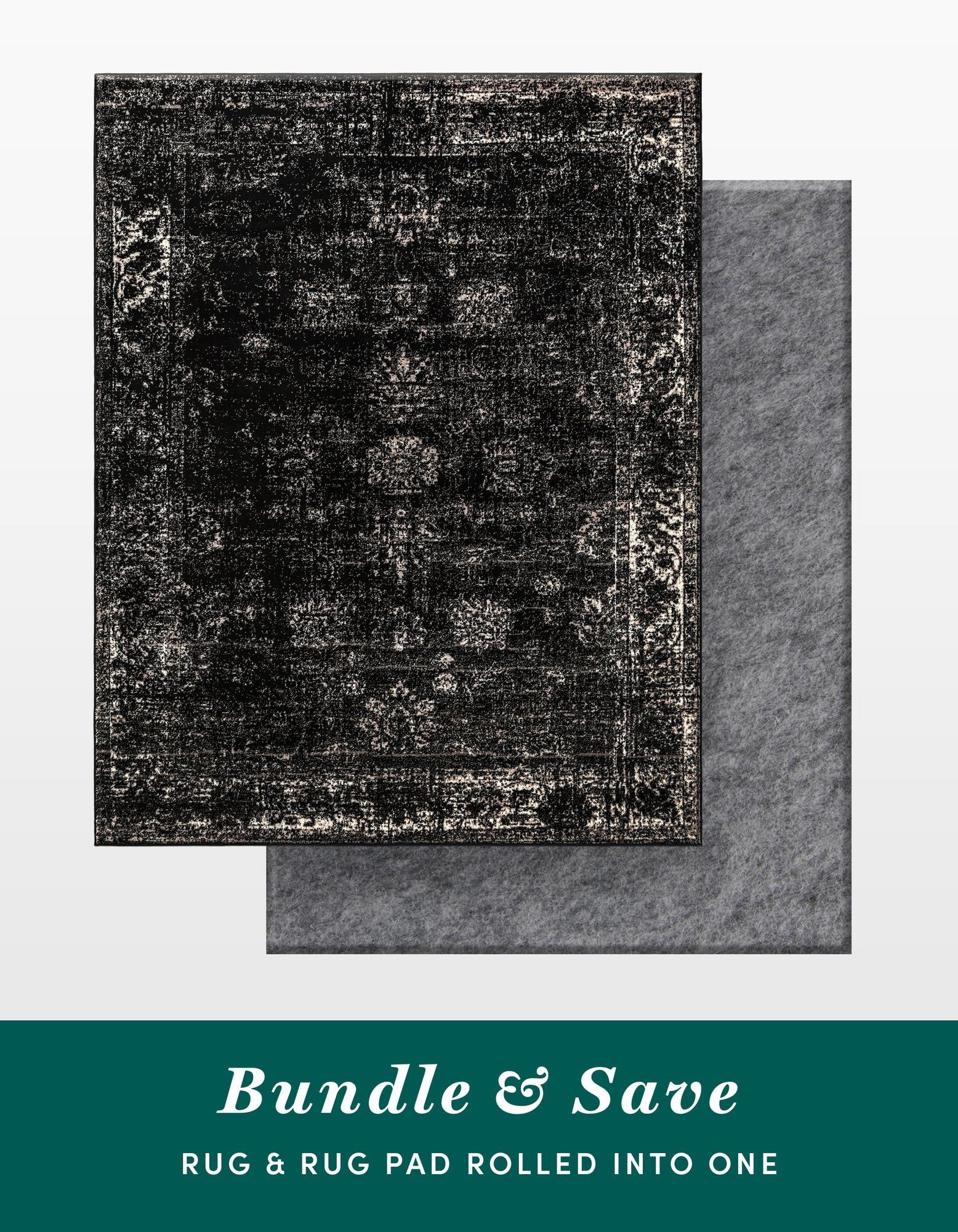 Primary image  7' 10 x 10' Monte Carlo Rug With Pad Bundle