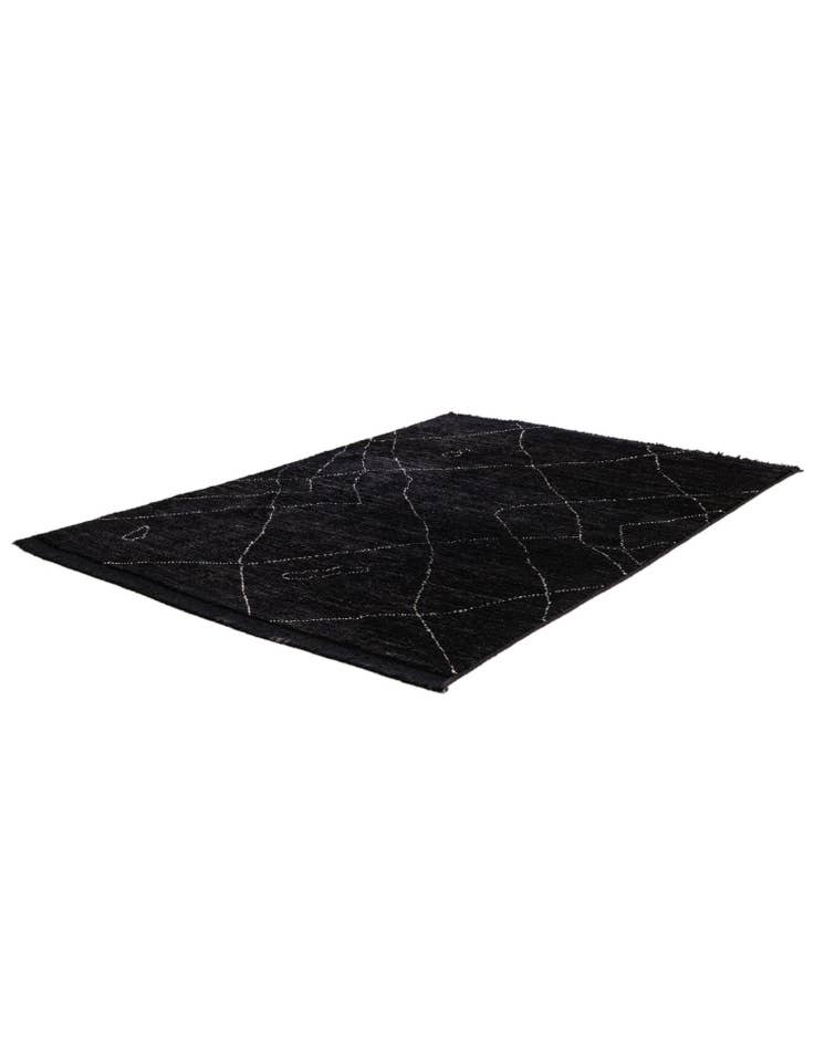 Detail image of  3' 10 x 6' 1  Hand Knotted Moroccan Wool Rug