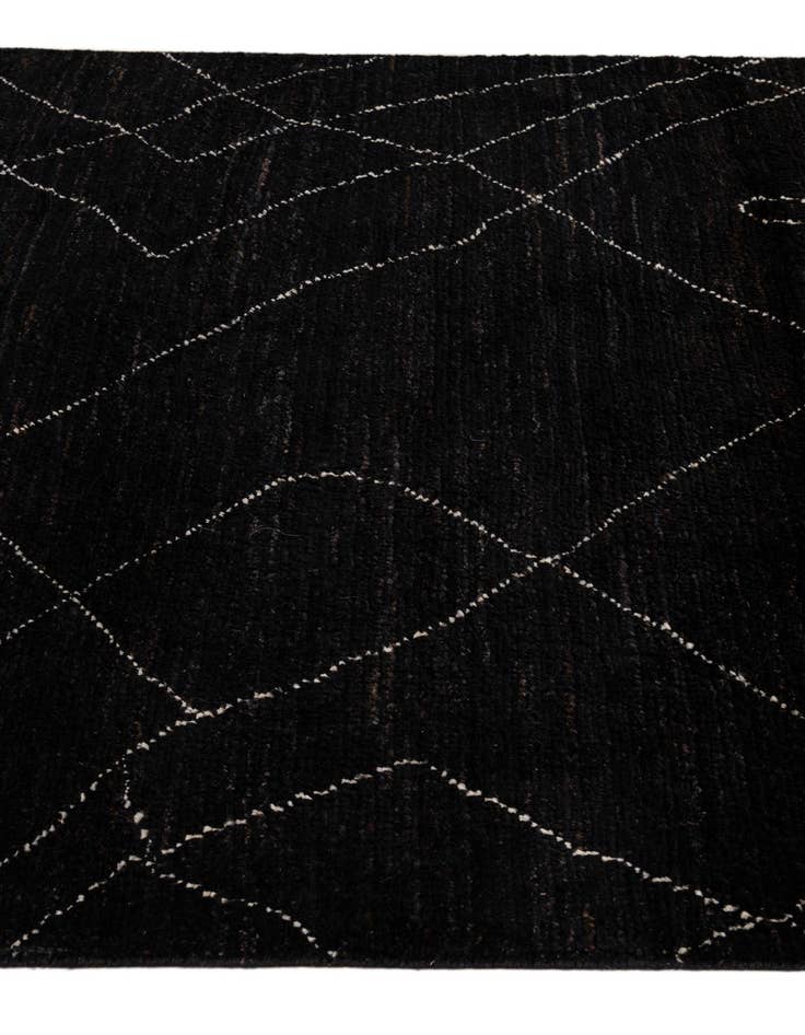 Detail image of  3' 10 x 6' 1  Hand Knotted Moroccan Wool Rug