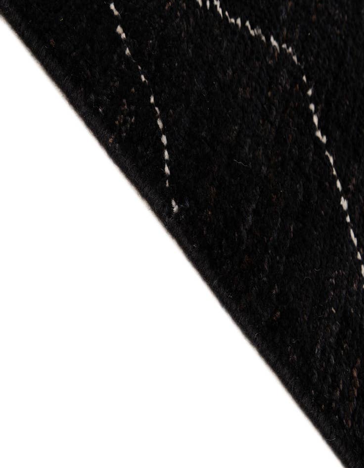 Detail image of  3' 10 x 6' 1  Hand Knotted Moroccan Wool Rug