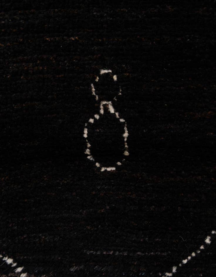 Detail image of  3' 10 x 6' 1  Hand Knotted Moroccan Wool Rug